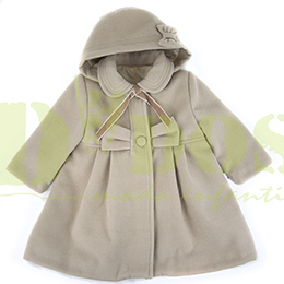Abrigo beb 150221, en Dedos Moda Infantil, boutique infantil online. Tienda bebés online, marcas de moda infantil made in Spain