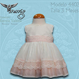 Vestido beb 4403 Anavig, en Dedos Moda Infantil, boutique infantil online. Tienda bebés online, marcas de moda infantil made in Spain