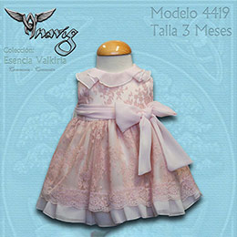 Vestido beb 441919 Anavig, en Dedos Moda Infantil, boutique infantil online. Tienda bebés online, marcas de moda infantil made in Spain