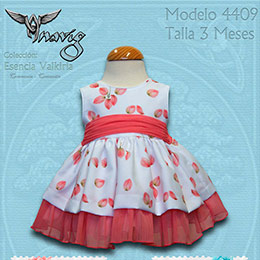 Vestido beb 4409 Anavig, en Dedos Moda Infantil, boutique infantil online. Tienda bebés online, marcas de moda infantil made in Spain