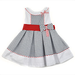 Vestido beb 1007 Anavig, en Dedos Moda Infantil, boutique infantil online. Tienda bebés online, marcas de moda infantil made in Spain
