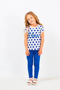 Camiseta MC bimbalina 51470, en Dedos Moda Infantil, boutique infantil online. Tienda bebés online, marcas de moda infantil made in Spain