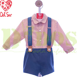Conjunto 1877 Del Sur, en Dedos Moda Infantil, boutique infantil online. Tienda bebés online, marcas de moda infantil made in Spain