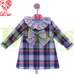 Vestido infantil 518720 Del Sur, en Dedos Moda Infantil, boutique infantil online. Tienda bebés online, marcas de moda infantil made in Spain