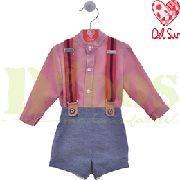 Conjunto 187520 Del Sur, en Dedos Moda Infantil, boutique infantil online. Tienda bebés online, marcas de moda infantil made in Spain