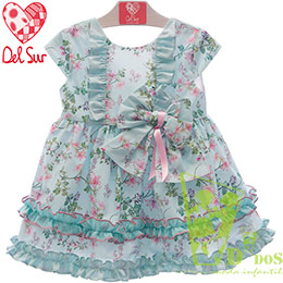 Vestido infantil 560 Del Sur 19, en Dedos Moda Infantil, boutique infantil online. Tienda bebés online, marcas de moda infantil made in Spain