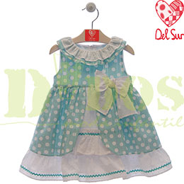 Vestido 55320, en Dedos Moda Infantil, boutique infantil online. Tienda bebés online, marcas de moda infantil made in Spain
