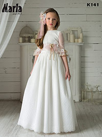 Comunin MARLA K141, en Dedos Moda Infantil, boutique infantil online. Tienda bebés online, marcas de moda infantil made in Spain