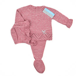 Conjunto beb 7002 Mac Frambuesa, en Dedos Moda Infantil, boutique infantil online. Tienda bebés online, marcas de moda infantil made in Spain
