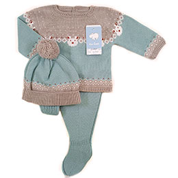 Conjunto lana bebe 8612 Igl, en Dedos Moda Infantil, boutique infantil online. Tienda bebés online, marcas de moda infantil made in Spain