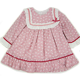 Vestido grande 50172 Babyferr, en Dedos Moda Infantil, boutique infantil online. Tienda bebés online, marcas de moda infantil made in Spain