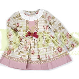 Vestido infantil 20562, en Dedos Moda Infantil, boutique infantil online. Tienda bebés online, marcas de moda infantil made in Spain
