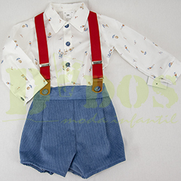Conjunto 20303, en Dedos Moda Infantil, boutique infantil online. Tienda bebés online, marcas de moda infantil made in Spain