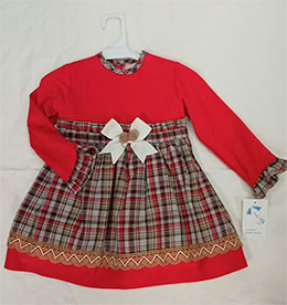Vestido Babyferr 21654, en Dedos Moda Infantil, boutique infantil online. Tienda bebés online, marcas de moda infantil made in Spain