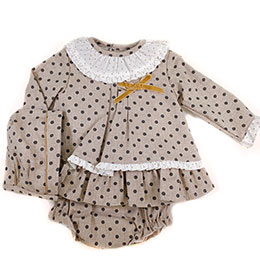 Vestido bebe 21423 Babyferr, en Dedos Moda Infantil, boutique infantil online. Tienda bebés online, marcas de moda infantil made in Spain