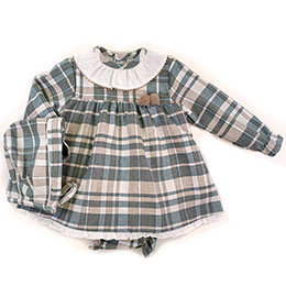 Vestido bebe 21431 Babyferr, en Dedos Moda Infantil, boutique infantil online. Tienda bebés online, marcas de moda infantil made in Spain