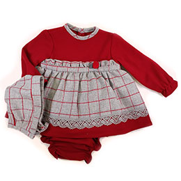 Vestido bebe 21434 Babyferr, en Dedos Moda Infantil, boutique infantil online. Tienda bebés online, marcas de moda infantil made in Spain