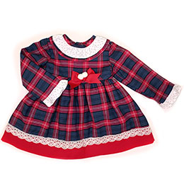 Vestido nia 22646, en Dedos Moda Infantil, boutique infantil online. Tienda bebés online, marcas de moda infantil made in Spain