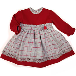 Vestido nia 22645, en Dedos Moda Infantil, boutique infantil online. Tienda bebés online, marcas de moda infantil made in Spain