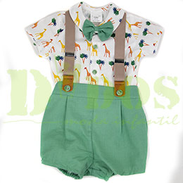 Conjunto beb selva Babyferr, en Dedos Moda Infantil, boutique infantil online. Tienda bebés online, marcas de moda infantil made in Spain
