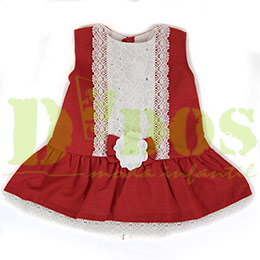 Vestido beb 50192, en Dedos Moda Infantil, boutique infantil online. Tienda bebés online, marcas de moda infantil made in Spain