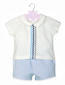 Conjunto de beb de algodn, en Dedos Moda Infantil, boutique infantil online. Tienda bebés online, marcas de moda infantil made in Spain