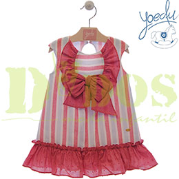 Vestido 510 Yoedu 21, en Dedos Moda Infantil, boutique infantil online. Tienda bebés online, marcas de moda infantil made in Spain