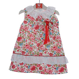 Vestido infantil familia Albahaca Del Sur, en Dedos Moda Infantil, boutique infantil online. Tienda bebés online, marcas de moda infantil made in Spain