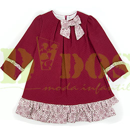 Vestido infantil  7427 Anavig, en Dedos Moda Infantil, boutique infantil online. Tienda bebés online, marcas de moda infantil made in Spain