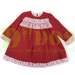 Vestido infantil 8020 Anavig, en Dedos Moda Infantil, boutique infantil online. Tienda bebés online, marcas de moda infantil made in Spain