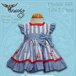 Vestido Anavig 4411, en Dedos Moda Infantil, boutique infantil online. Tienda bebés online, marcas de moda infantil made in Spain