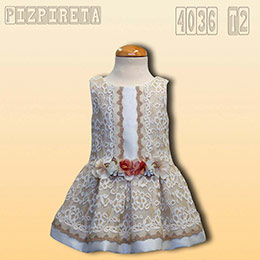 Vestido infantil Anavig 4036, en Dedos Moda Infantil, boutique infantil online. Tienda bebés online, marcas de moda infantil made in Spain