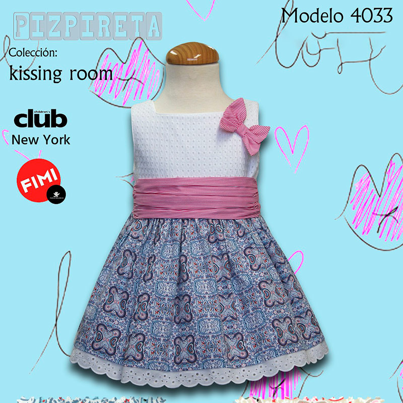 Foto 1 de Vestido 403320, NIÑA, en Dedos Moda Infantil, boutique infantil online. Tienda bebés online, marcas de moda infantil made in Spain