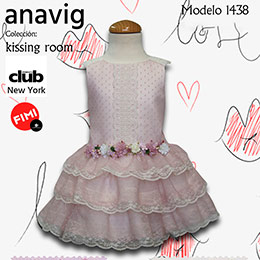 Vestido 143820, en Dedos Moda Infantil, boutique infantil online. Tienda bebés online, marcas de moda infantil made in Spain