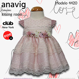 Vestido 442020, en Dedos Moda Infantil, boutique infantil online. Tienda bebés online, marcas de moda infantil made in Spain