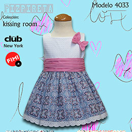 Vestido 403320, en Dedos Moda Infantil, boutique infantil online. Tienda bebés online, marcas de moda infantil made in Spain