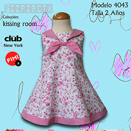 Vestido 404320, en Dedos Moda Infantil, boutique infantil online. Tienda bebés online, marcas de moda infantil made in Spain