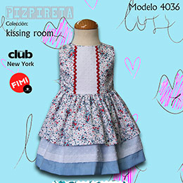 Vestido 403620, en Dedos Moda Infantil, boutique infantil online. Tienda bebés online, marcas de moda infantil made in Spain