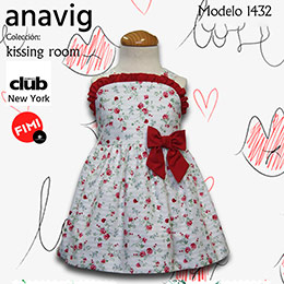 Vestido 143220, en Dedos Moda Infantil, boutique infantil online. Tienda bebés online, marcas de moda infantil made in Spain