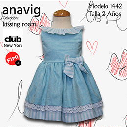Vestido 144220, en Dedos Moda Infantil, boutique infantil online. Tienda bebés online, marcas de moda infantil made in Spain