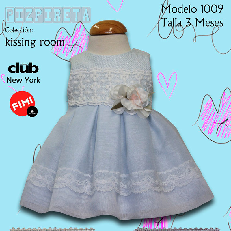 Vestido 100920 Anavig, CEREMONIA, en Dedos Moda Infantil, boutique infantil online. Tienda bebés online, marcas de moda infantil made in Spain