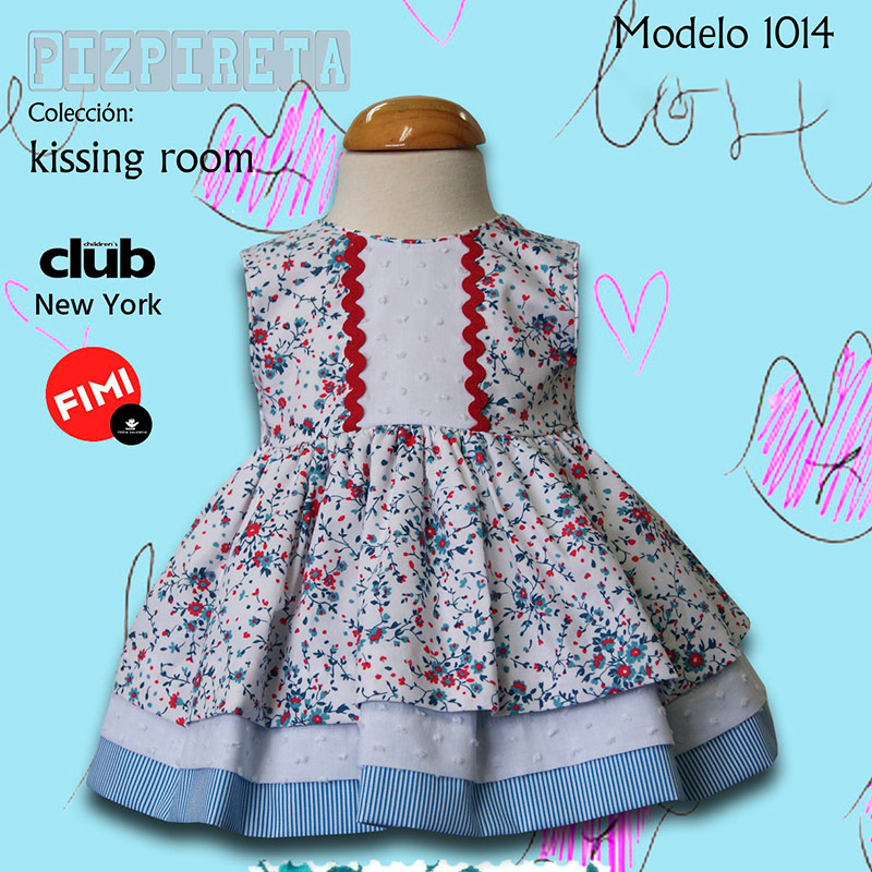 Foto 1 de Vestido bebé  101420 Anavig, BEBÉ NIÑA, en Dedos Moda Infantil, boutique infantil online. Tienda bebés online, marcas de moda infantil made in Spain