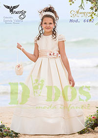 Vestido comunin 640219, en Dedos Moda Infantil, boutique infantil online. Tienda bebés online, marcas de moda infantil made in Spain