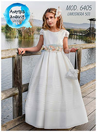 Vestido comunin 640522, en Dedos Moda Infantil, boutique infantil online. Tienda bebés online, marcas de moda infantil made in Spain