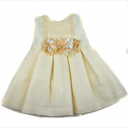 Vestido ceremonia 1002 Anavig, en Dedos Moda Infantil, boutique infantil online. Tienda bebés online, marcas de moda infantil made in Spain