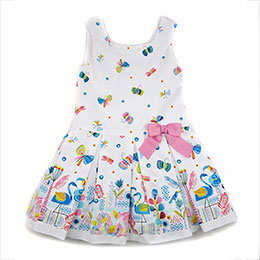 Vestido infantil 4015 Anavig, en Dedos Moda Infantil, boutique infantil online. Tienda bebés online, marcas de moda infantil made in Spain
