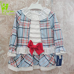 Vestido infantil 17513, en Dedos Moda Infantil, boutique infantil online. Tienda bebés online, marcas de moda infantil made in Spain