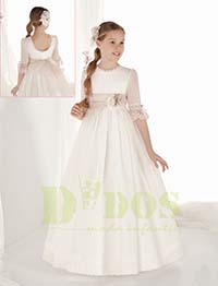 Vestido Comunin 9102 Carmy, en Dedos Moda Infantil, boutique infantil online. Tienda bebés online, marcas de moda infantil made in Spain