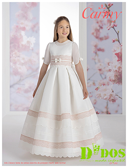 Vestido de comunin 1302, en Dedos Moda Infantil, boutique infantil online. Tienda bebés online, marcas de moda infantil made in Spain