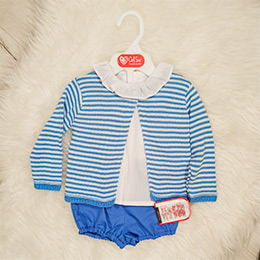 Conjunto baby 1210 Regata Del Sur, en Dedos Moda Infantil, boutique infantil online. Tienda bebés online, marcas de moda infantil made in Spain